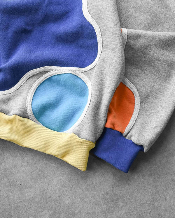 Custom Reworked Colour Splash Nike Sweatshirt - Medium