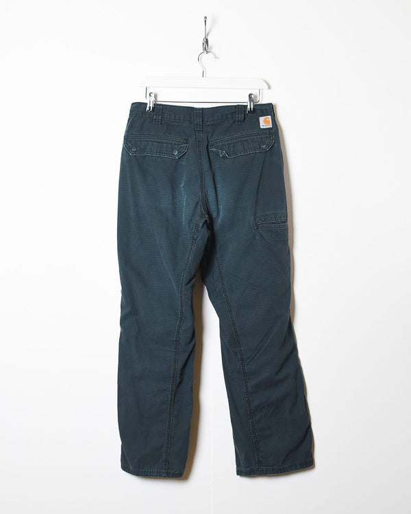 Black Carhartt Relaxed Fit Carpenter Jeans - W30 L29