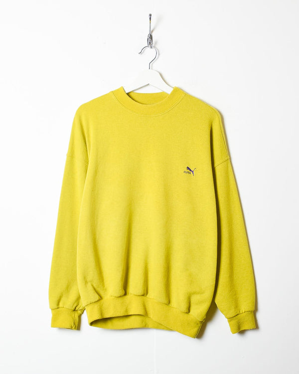 Yellow Puma Sweatshirt - Small