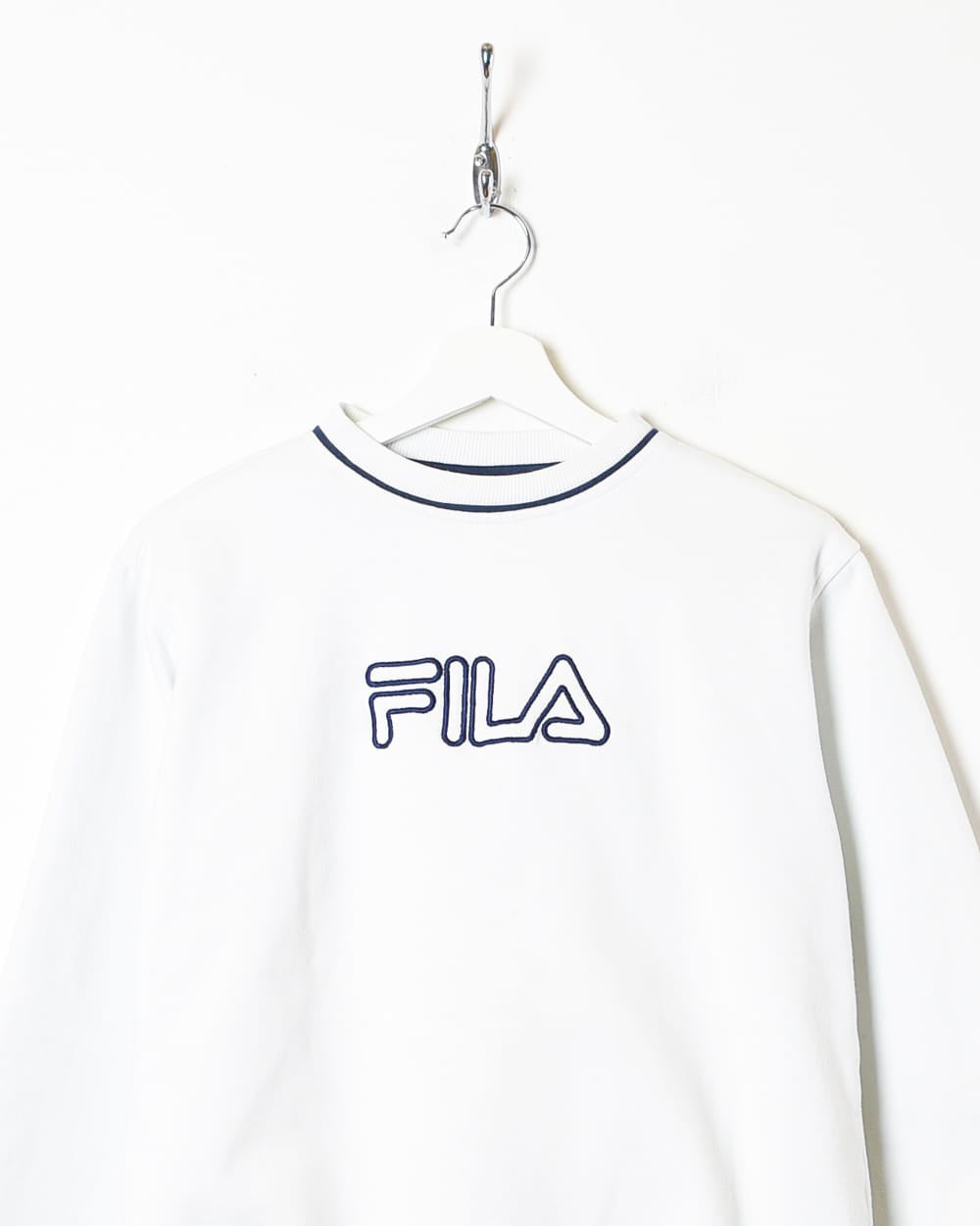 White Fila Sweatshirt - X-Small