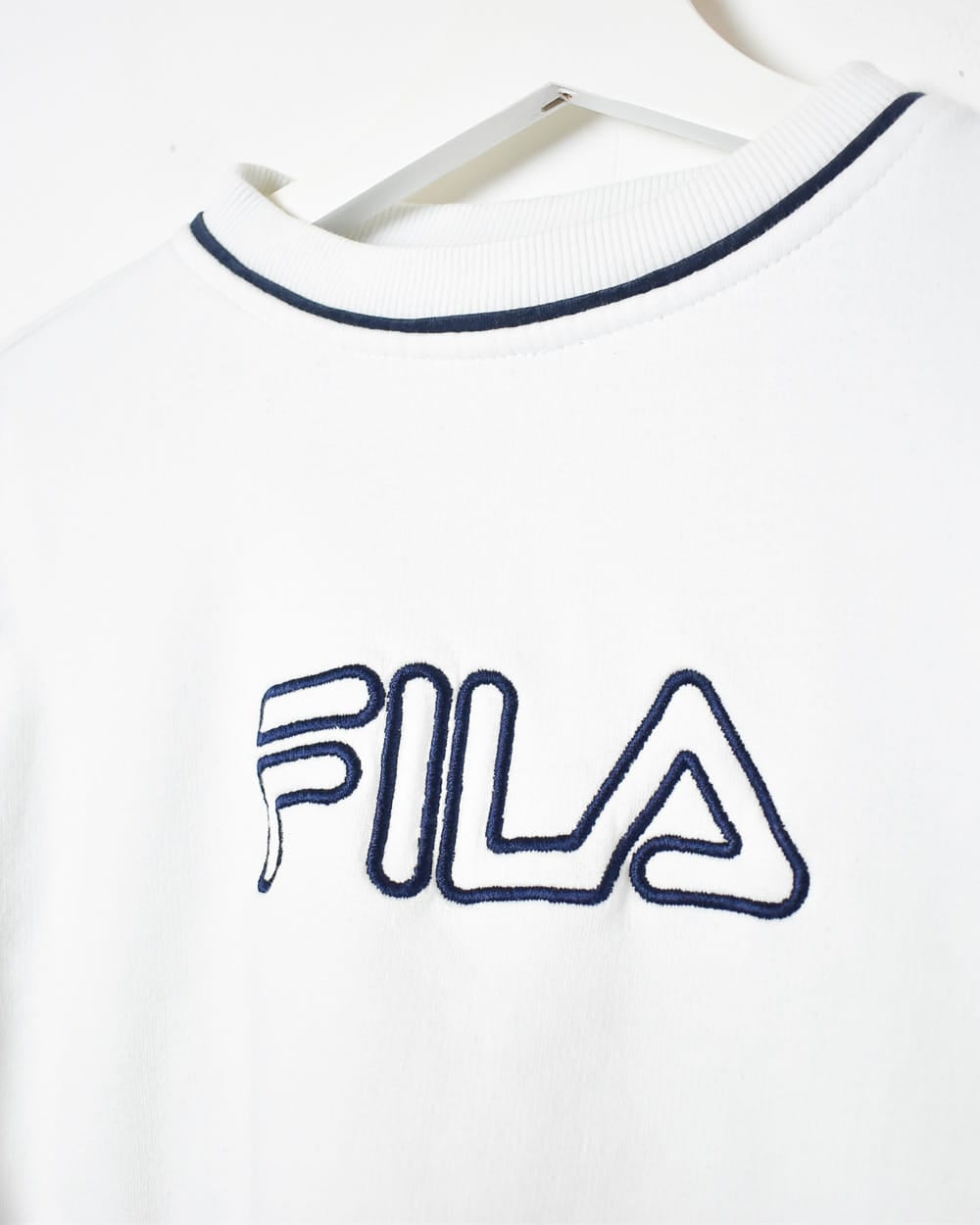 White Fila Sweatshirt - X-Small