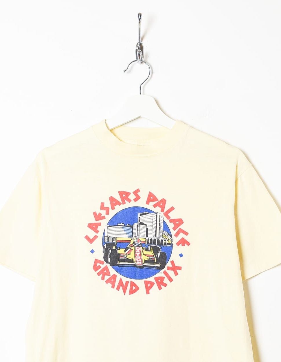 Yellow Caesars Palace Grand Prix Graphic T-Shirt - Small