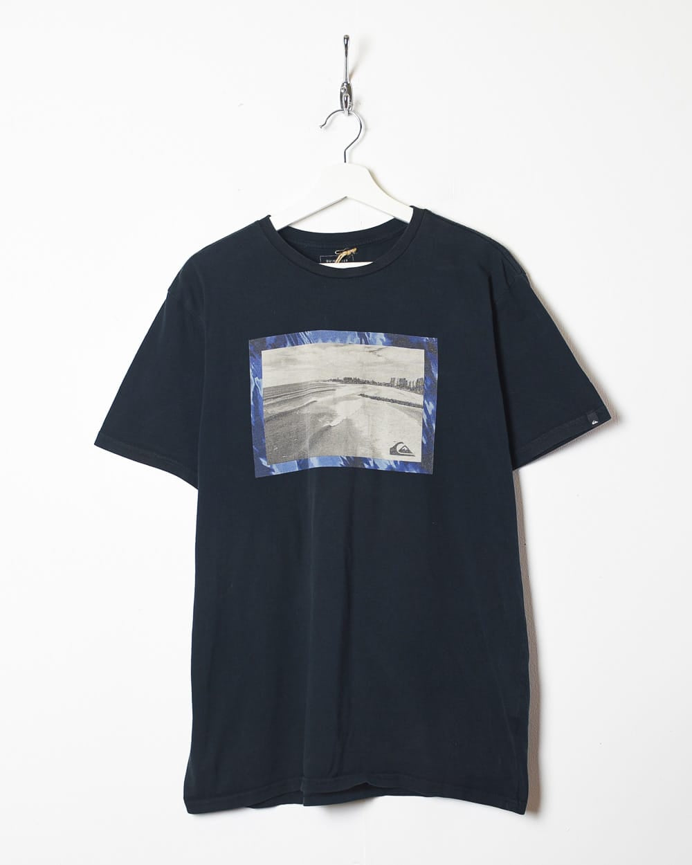 Black Quiksilver Graphic T-Shirt - Medium