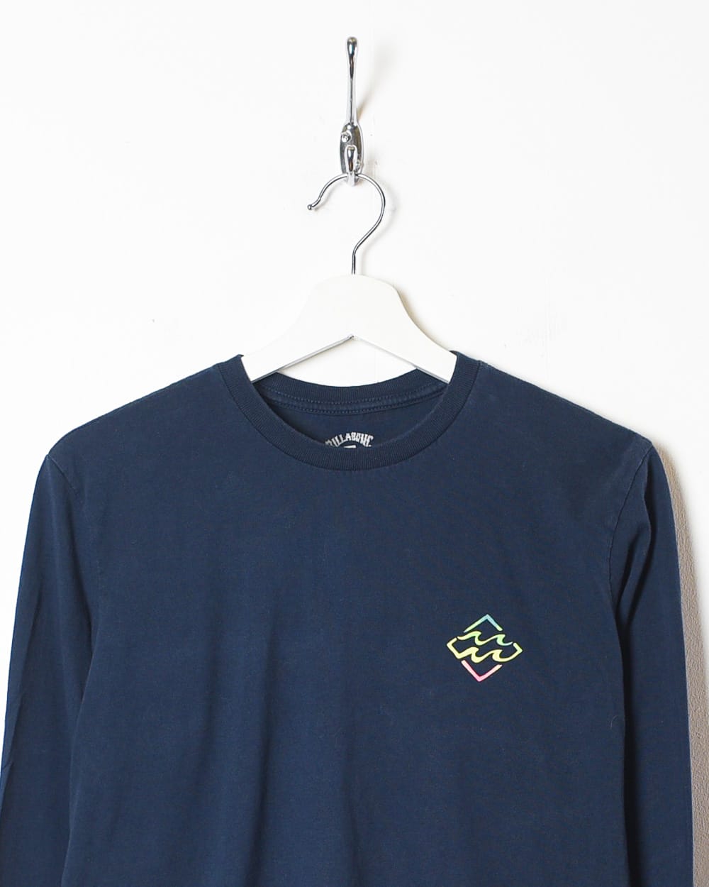 Navy Billabong Long Sleeved T-Shirt - Small