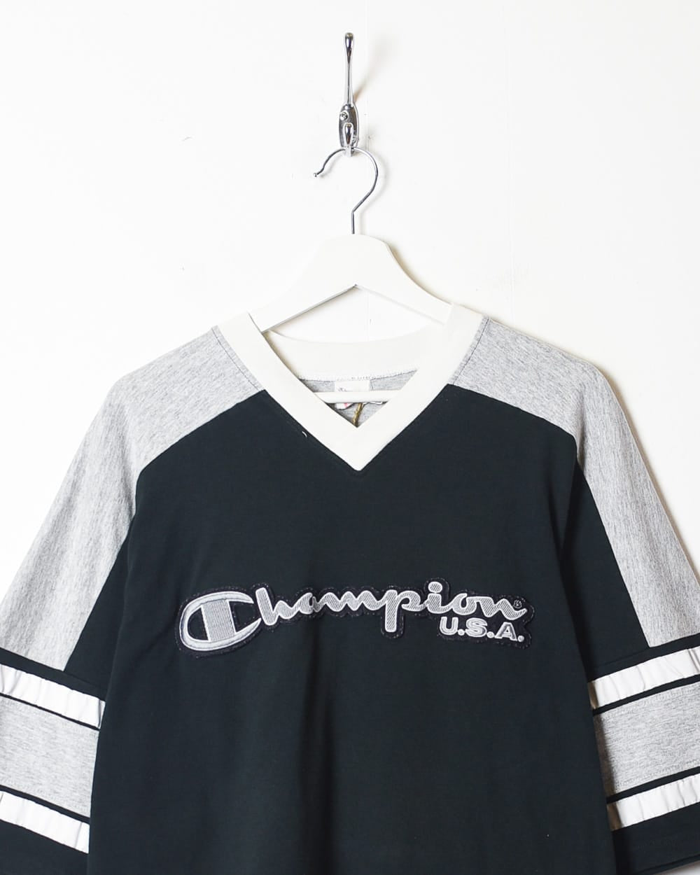 Black Champion USA T-Shirt - Large