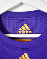 Vintage 00s Polyester Colour-Block Black Adidas Lakers Basketball