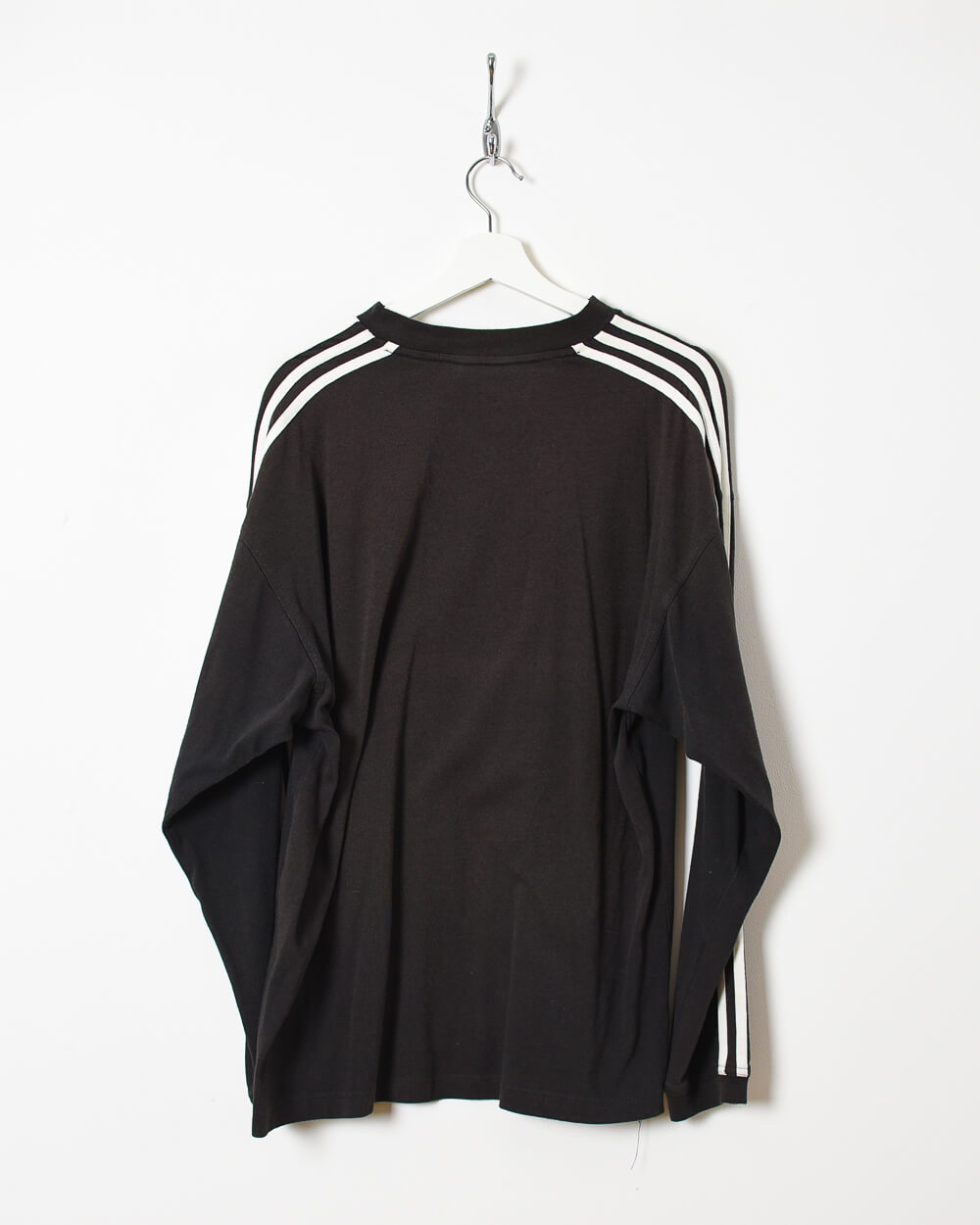 Black Adidas Long Sleeved T-Shirt -  Large