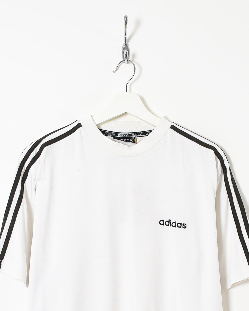 White Adidas T-Shirt - X-Large