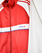 Red Adidas Tracksuit Top - XX-Large