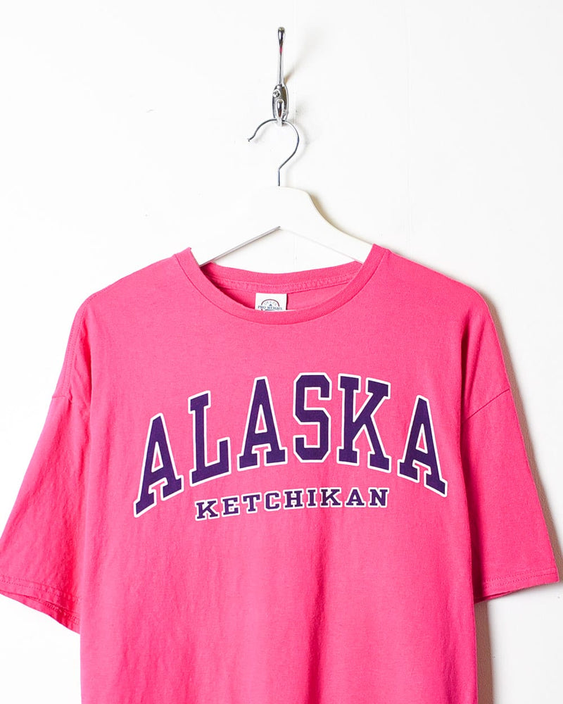 Vintage 00s Pink Alaska Ketchikan T-Shirt