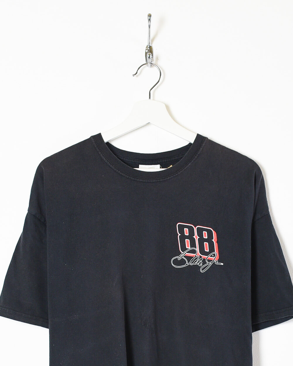 Black Hanes Nascar Dale Earnhardt Jr 88 T-Shirt - X-Large
