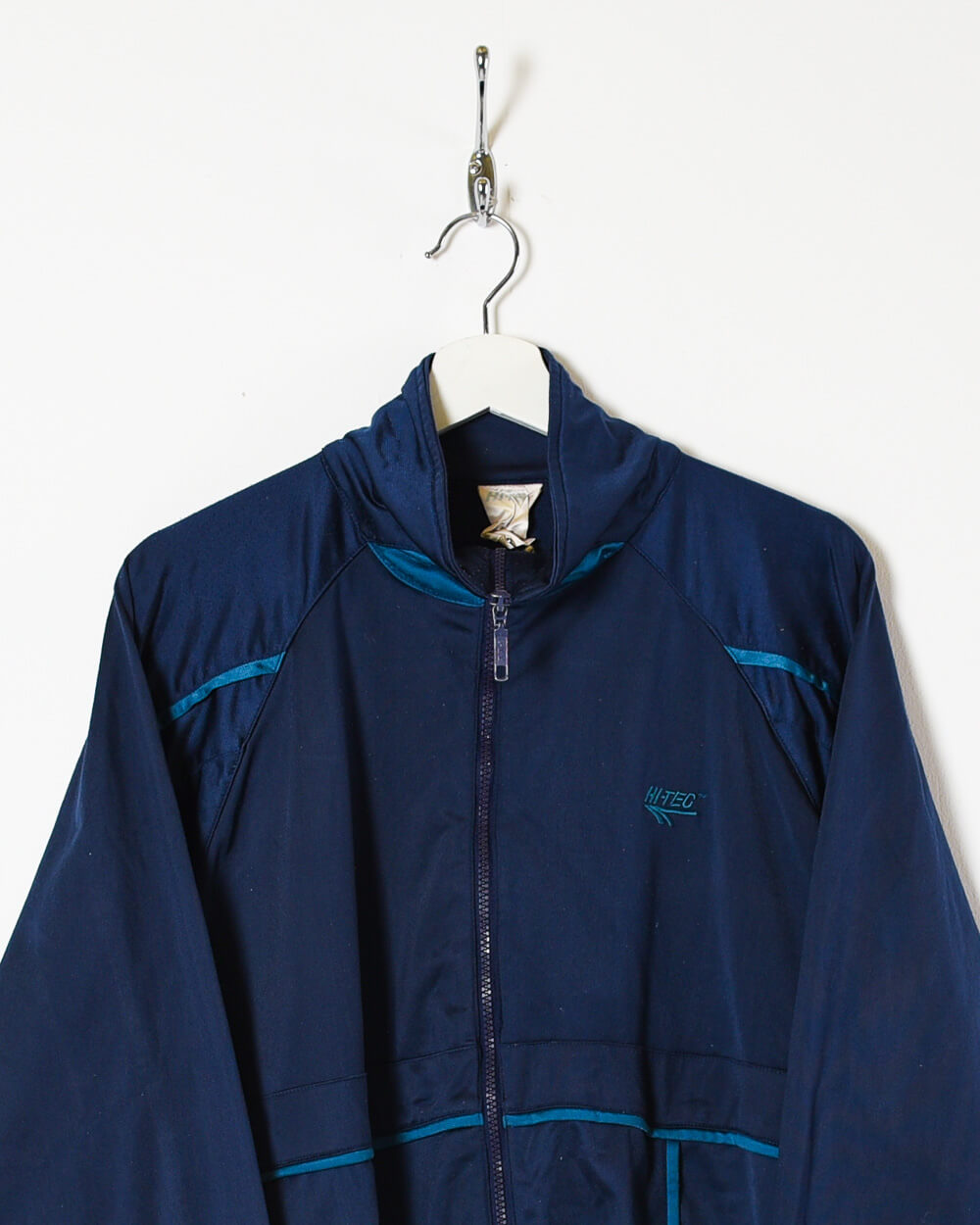 Navy Vintage Tracksuit Top - Small