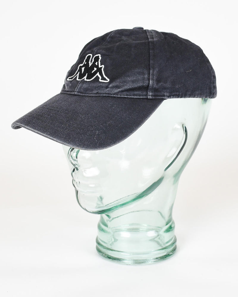 Vintage 90s Cotton Black Kappa Cap– Domno