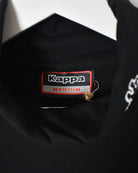 Black Kappa Turtle Neck Sweatshirt - Medium