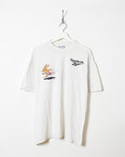 White Reebok 4th Iaaf World Championships in Athletic T-Shirt - Large