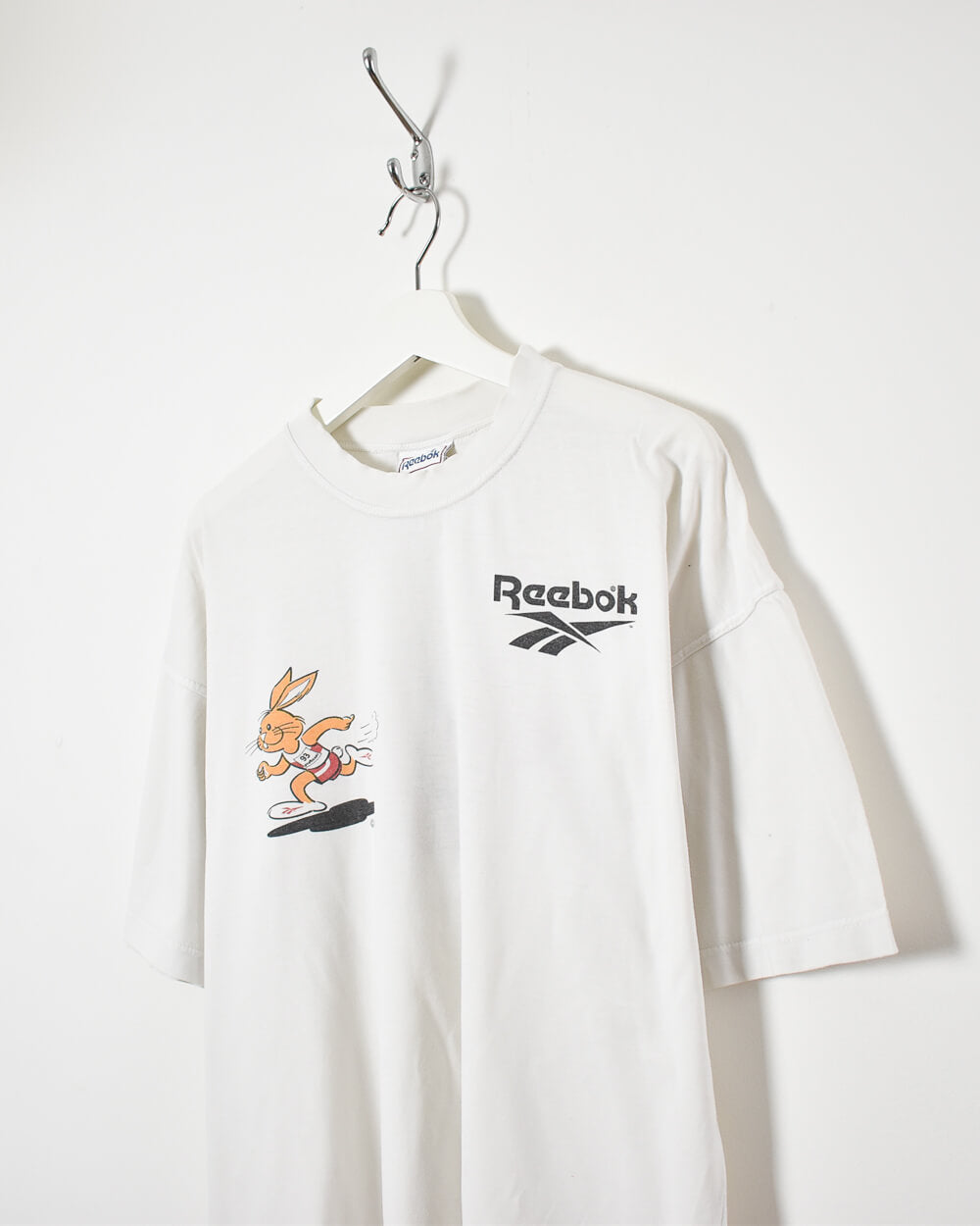 White Reebok 4th Iaaf World Championships in Athletic T-Shirt - Large