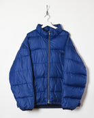 Blue Reebok Puffer Jacket - Large
