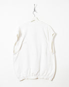 White Reebok Sweatshirt Vest - XX-Large