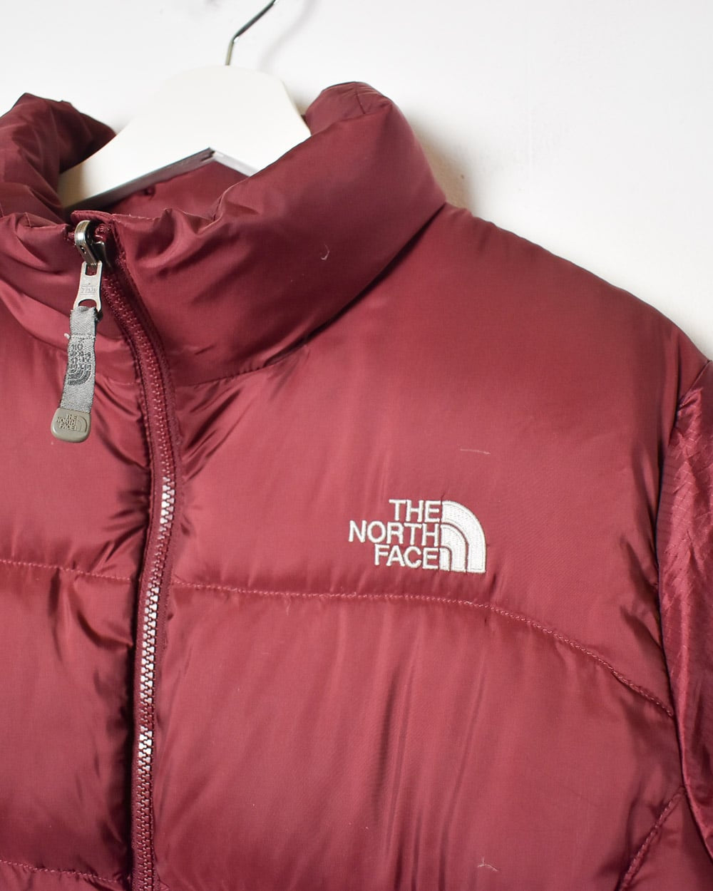 Maroon The North Face Nuptse 700 Down Puffer Jacket - Large Women's