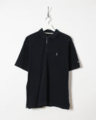 Black Yves Saint Laurent Polo Shirt - Medium