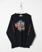 Black Harley Davidson Finland Club Long Sleeved T-Shirt - X-Large