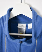 Blue Adidas 1/4 Zip Fleece - Large
