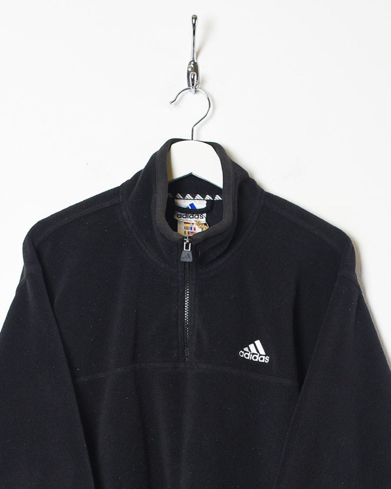 Black Adidas 1/4 Zip Fleece - Medium