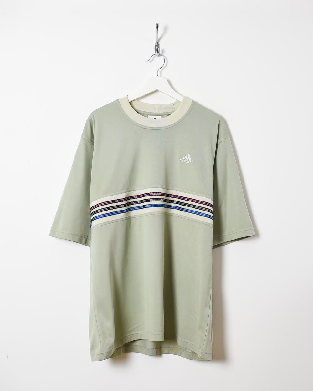Khaki Adidas T-Shirt - XX-Large