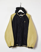 Black Fila Hooded Varsity Jacket - Medium