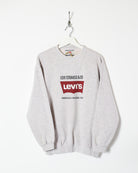 Stone Levi Strauss & Co America's Original Jeans Sweatshirt - Small