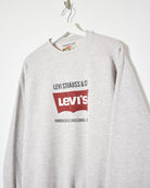 Stone Levi Strauss & Co America's Original Jeans Sweatshirt - Small