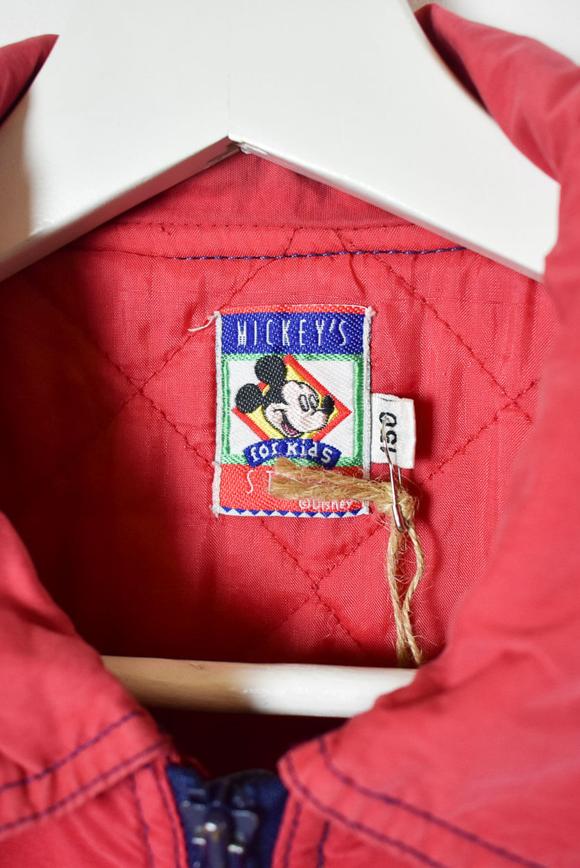 Red Disney Mickey's Mouse Varsity Coat - Small