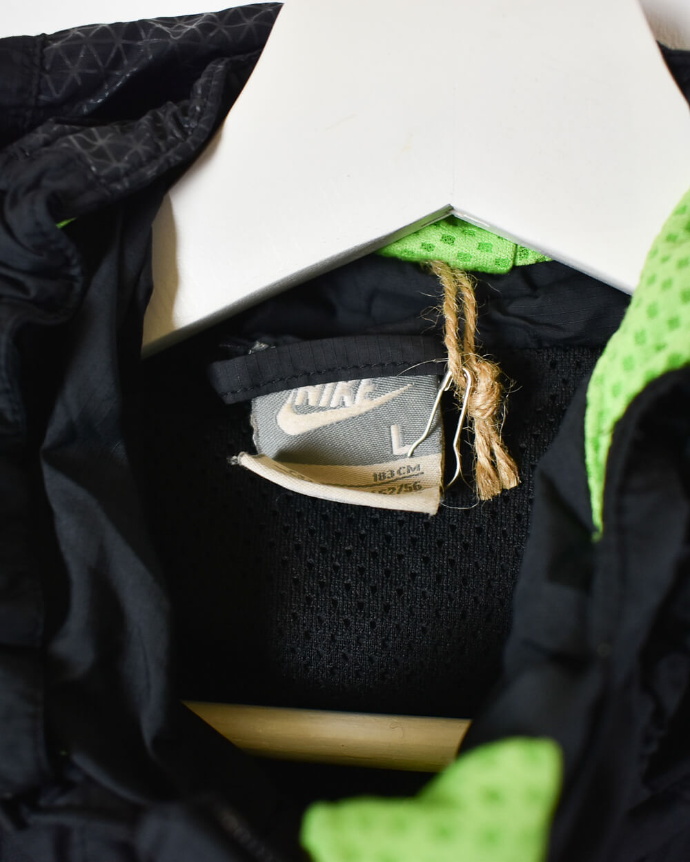 Nike Black Long Sleeve Full Zip Polyester Logo Windbreaker Jacket Adult  Size 2XL | eBay