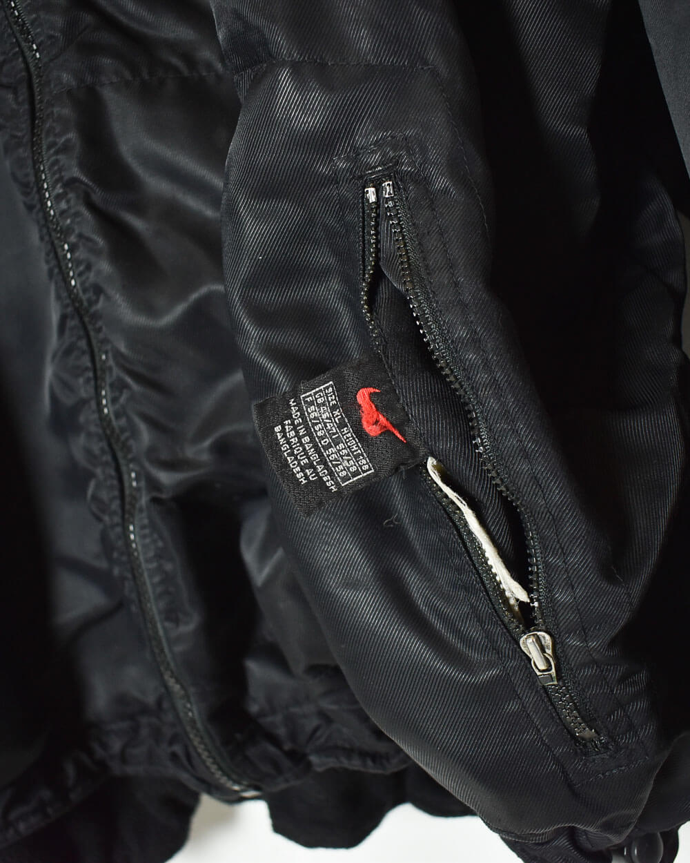 Black Nike Reversible Fleece Lined Jacket - X-Large