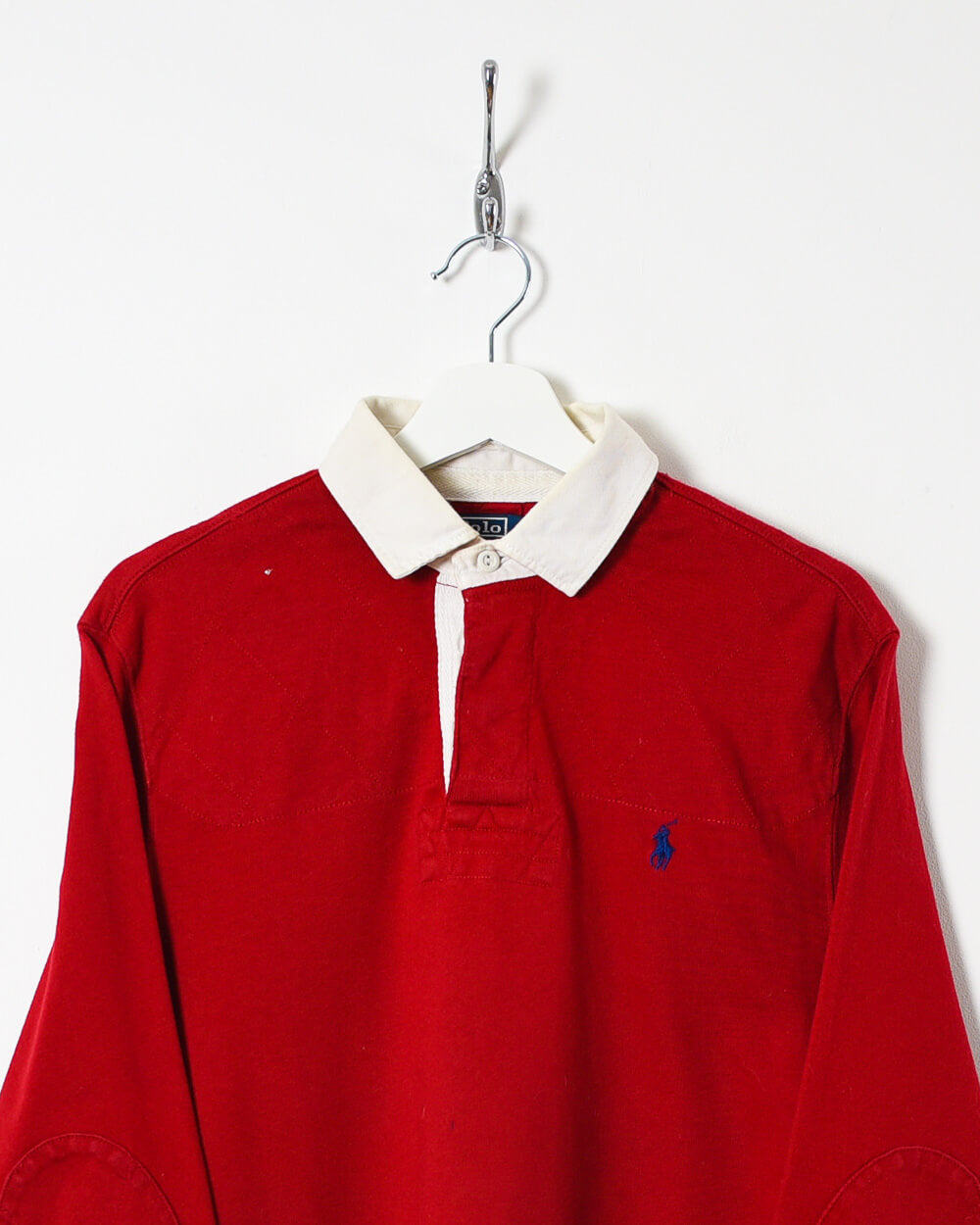 Red Ralph Lauren Rugby Shirt -  Medium