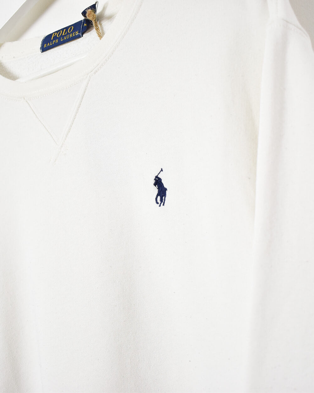 White Ralph Lauren Sweatshirt - Medium