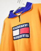Yellow Tommy Sports 1/4 Zip Fleece - X-Large