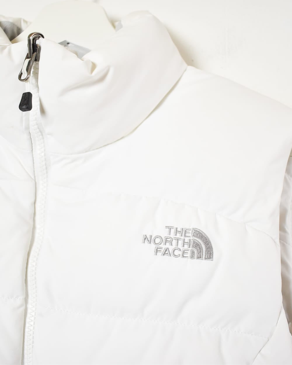 White The North Face 700 Down Gilet - Medium Women's