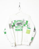 White Adidas 80s Ryetown Tennis Club The Aces Sweatshirt - Small