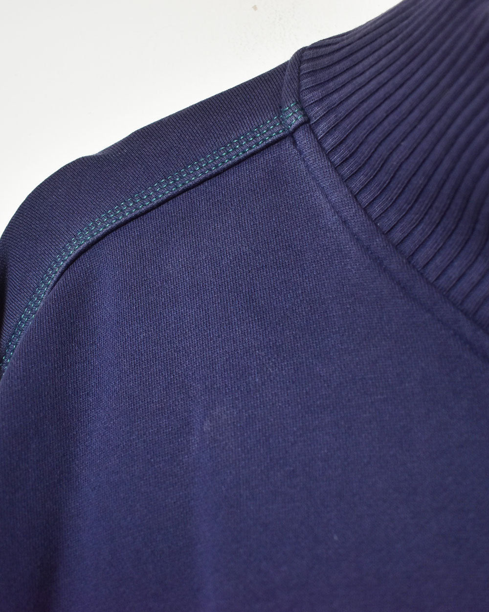 Navy Adidas Equipment 1/4 Zip Sweatshirt - Large