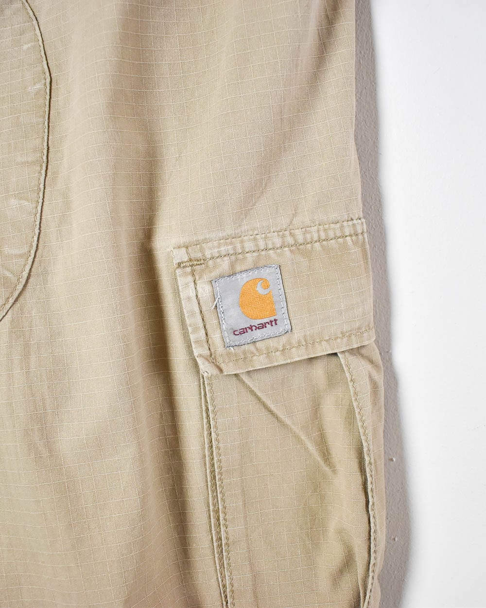 Brown Carhartt Double Knee Cargo Trousers - W34 L34