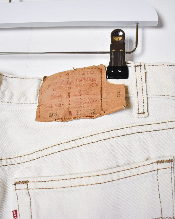 White Levi's USA 501 Jeans - W34 L32