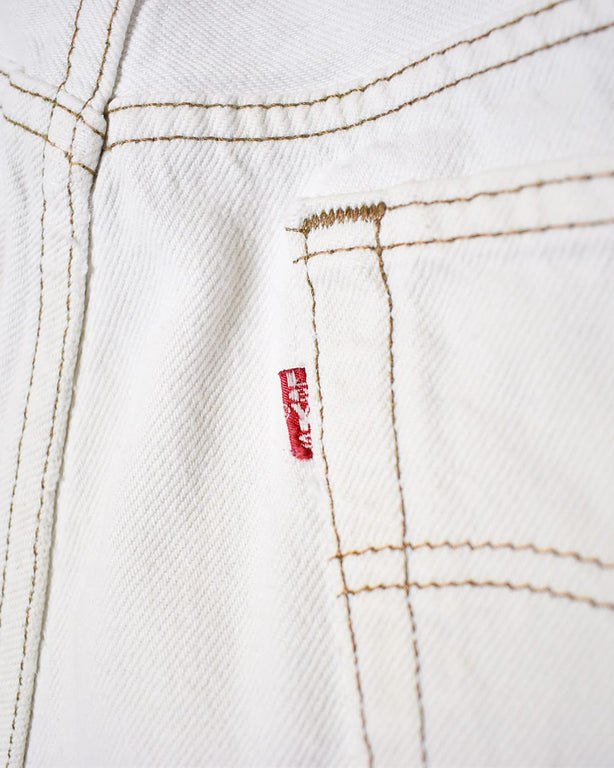 White Levi's USA 501 Jeans - W34 L32