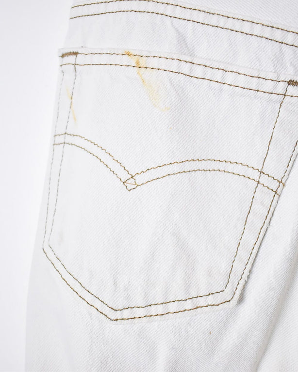 White Levi's USA 501 Jeans - W34 L32