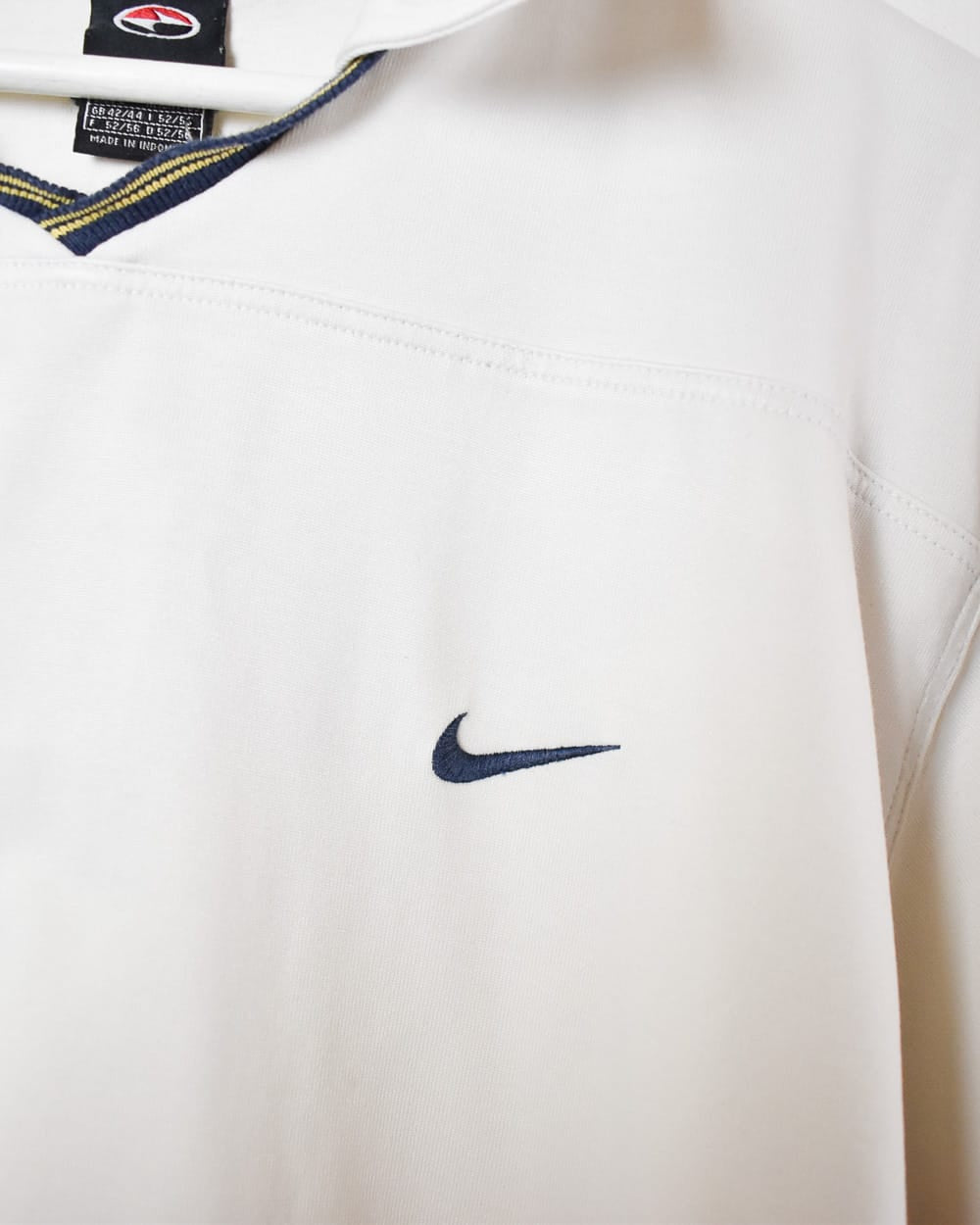 White Nike Tiger Woods Ying Yang Collared T-Shirt - X-Large