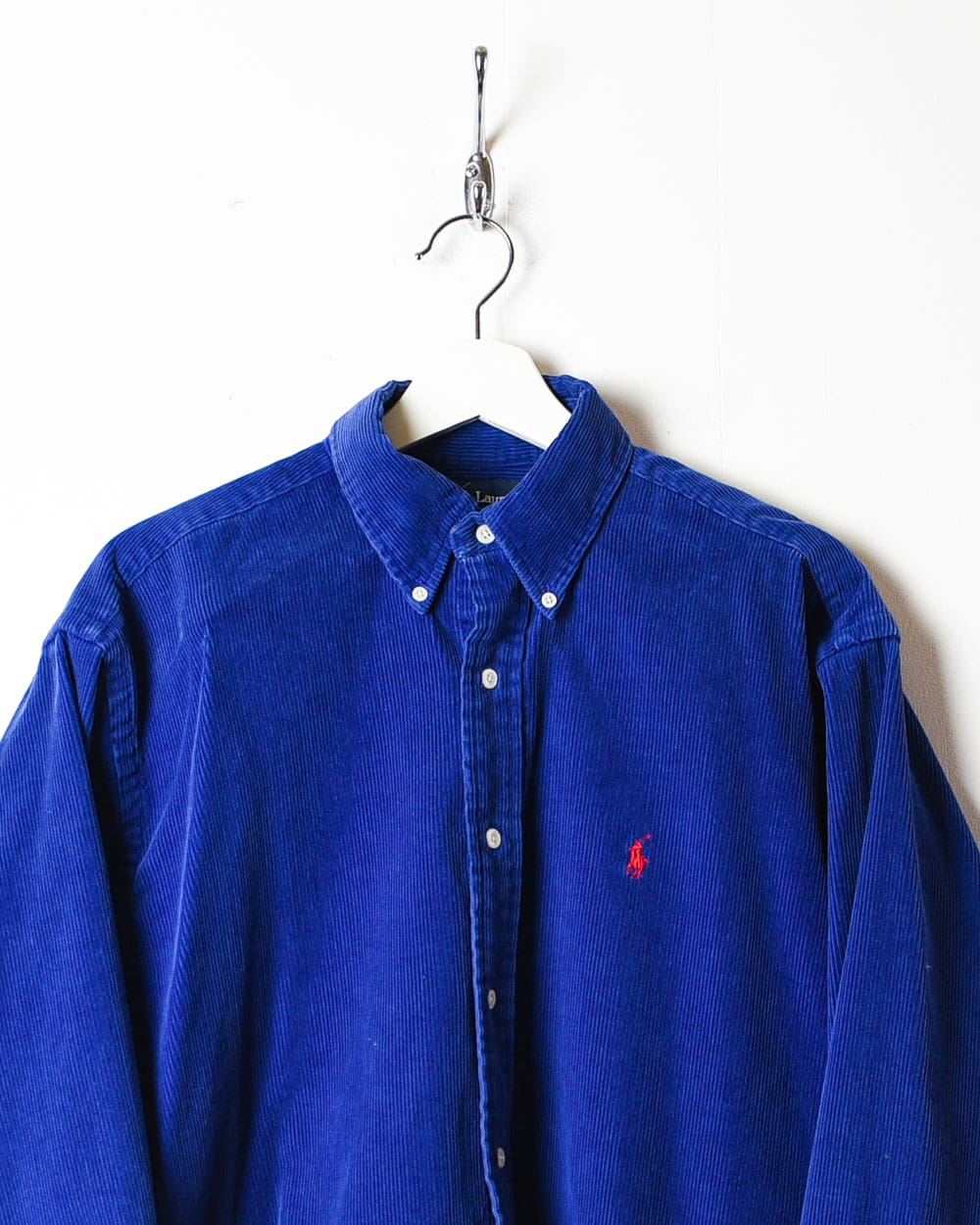 Blue Polo Ralph Lauren Corduroy Shirt - Medium