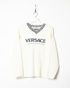 Neutral Versace Jeans Couture V-Neck Sweatshirt - Small