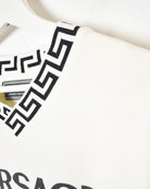 Neutral Versace Jeans Couture V-Neck Sweatshirt - Small