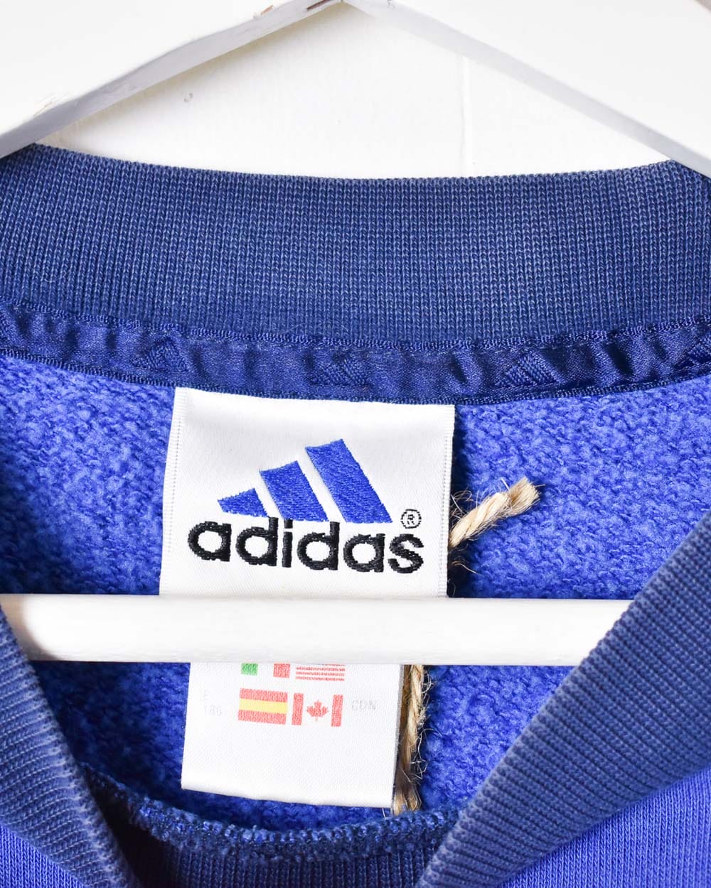 Blue Adidas Bath Rugby Sweatshirt - Medium