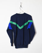 Navy Adidas Sweatshirt - Medium Women's